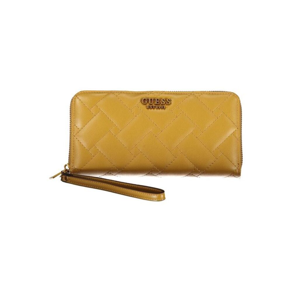 Guess Jeans Yellow Polyurethane Women Women's Wallet